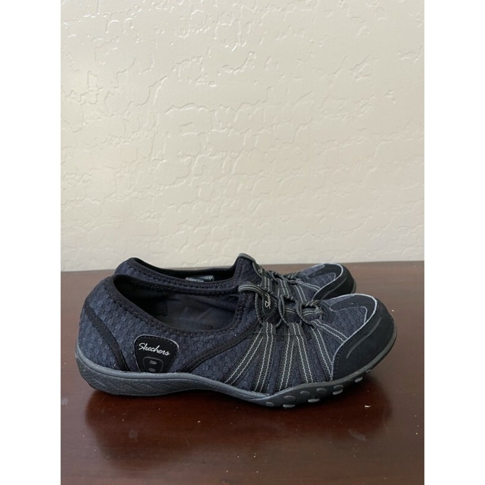 Skechers Womens Dimension Fashion Sneaker Shoes Gray 22477 Low Top Slip Ons 6.5M